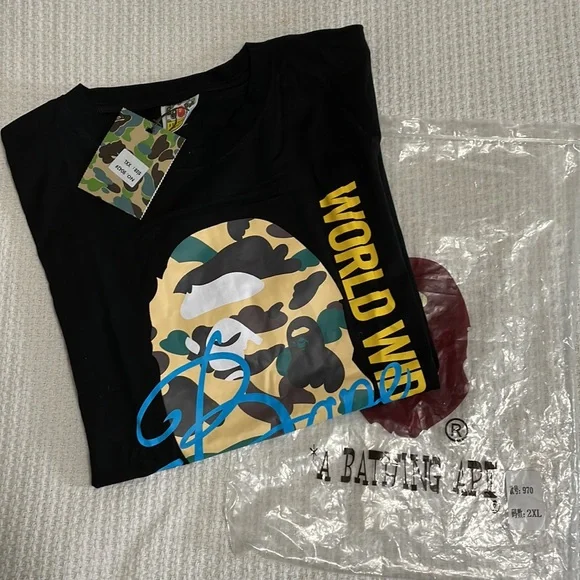 Bape World Wide shirt 2022 summer - Picture 7 of 7